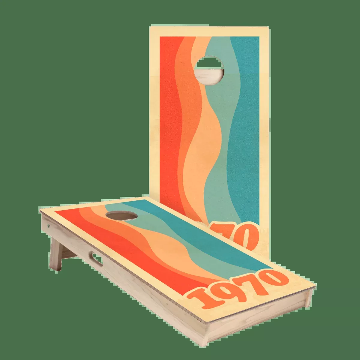 1970 Graphic Star Cornhole Boards