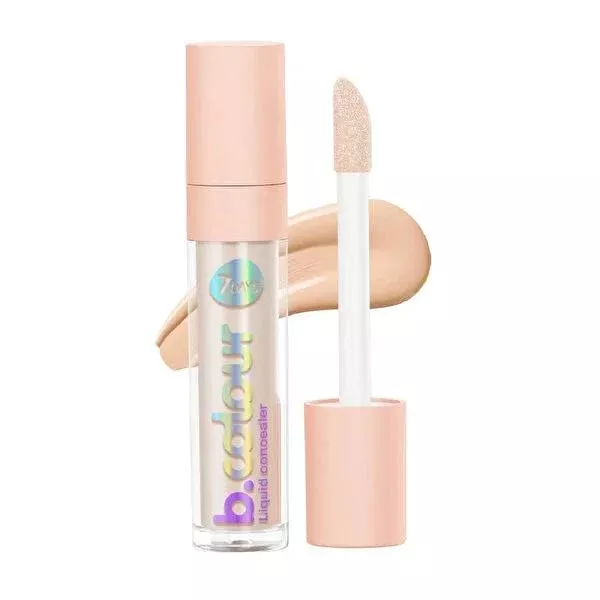 7Days B.Colour Liquid Concealer - Vegan, Long-Lasting, Medium to High Coverage for Flawless Skin