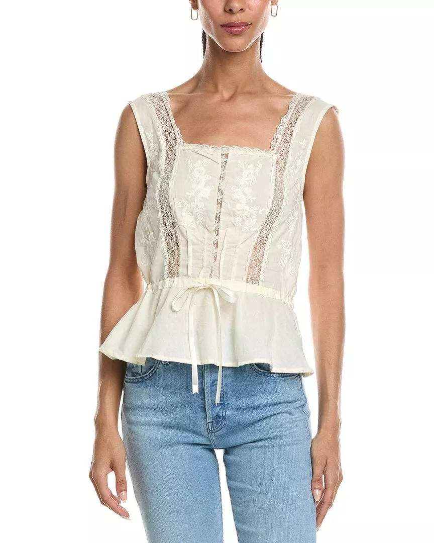 Abbey Sleeveless Peplum Top