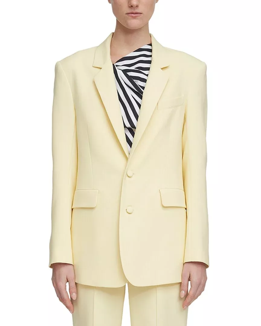 Adam Lippes Wool & Silk-Blend Parker Blazer