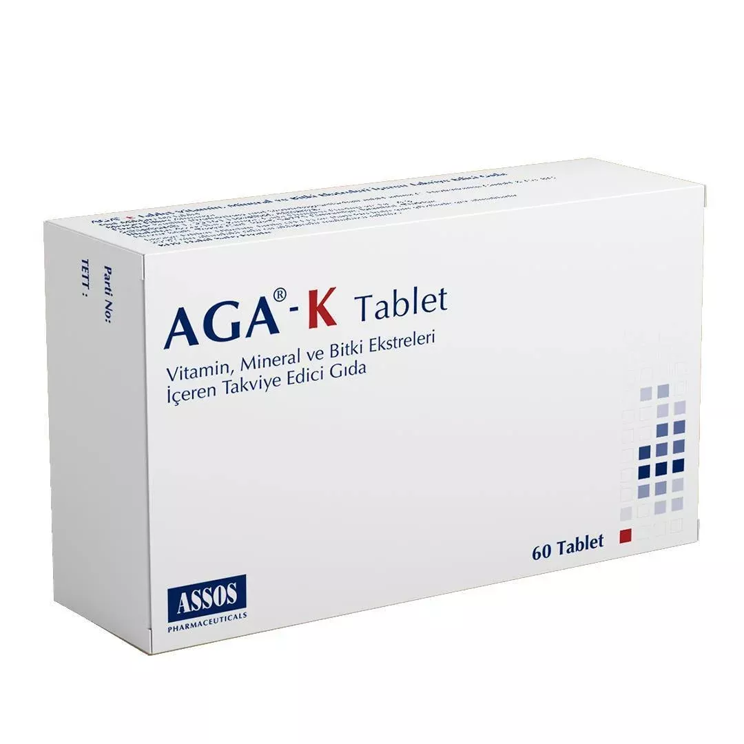 Aga-K Dietary Supplement - 60 Tablets for Health and Wellness Support