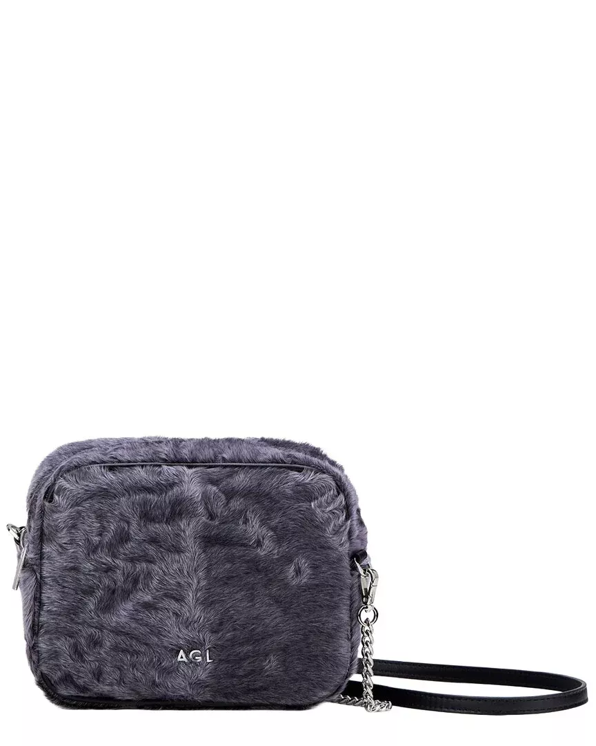 Agl Symon Lapin & Lambskin Clutch