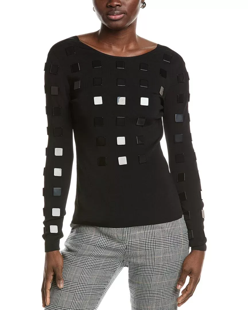 Akris Embellished Square Top