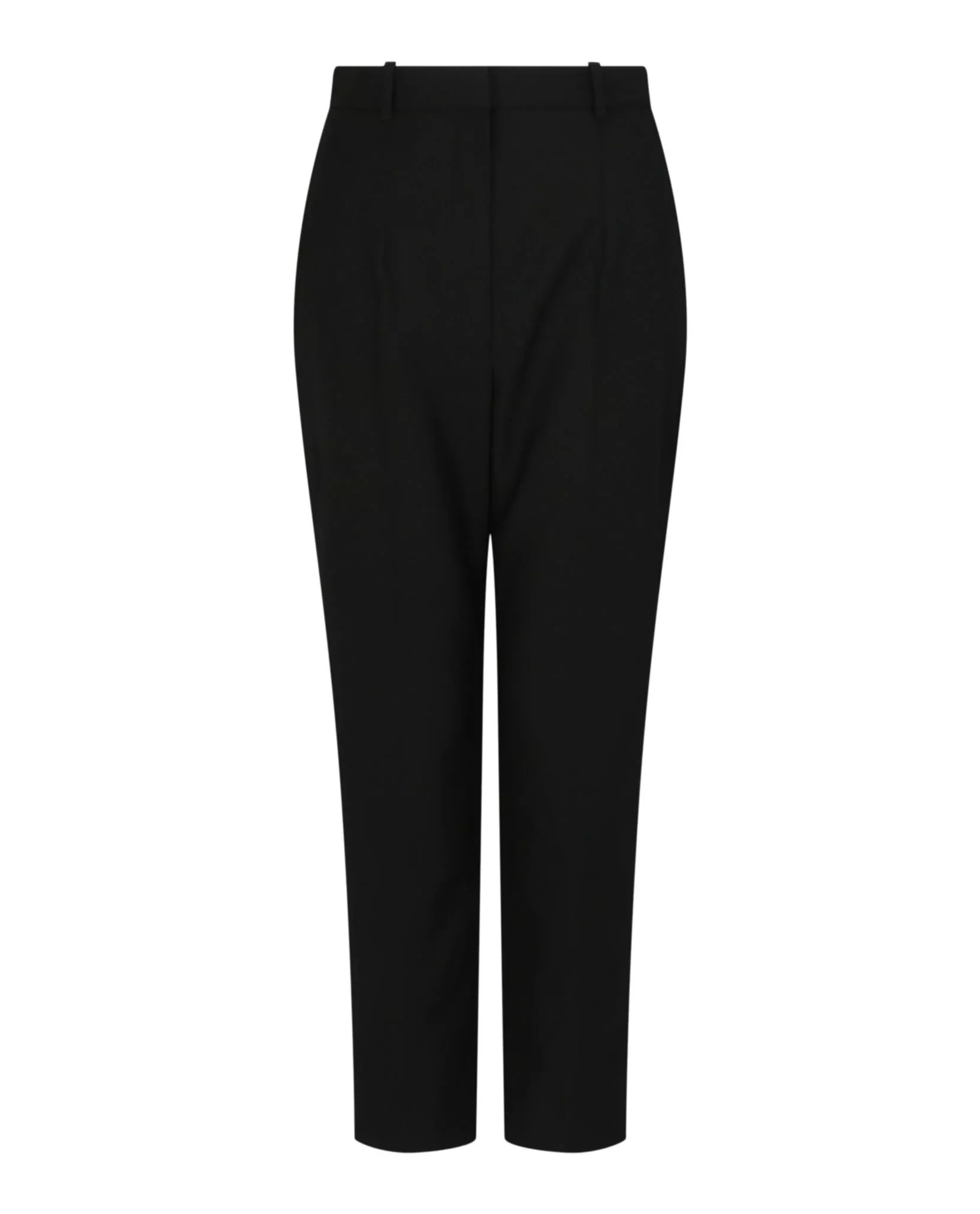 Alexander McQueen Womens High-Waist Wool Pants