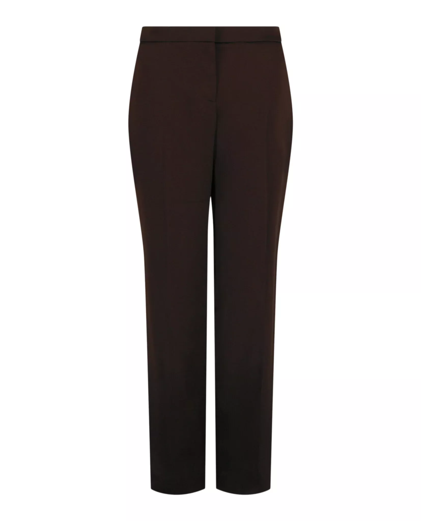 Alexander McQueen Womens Satin Straight Leg Pants