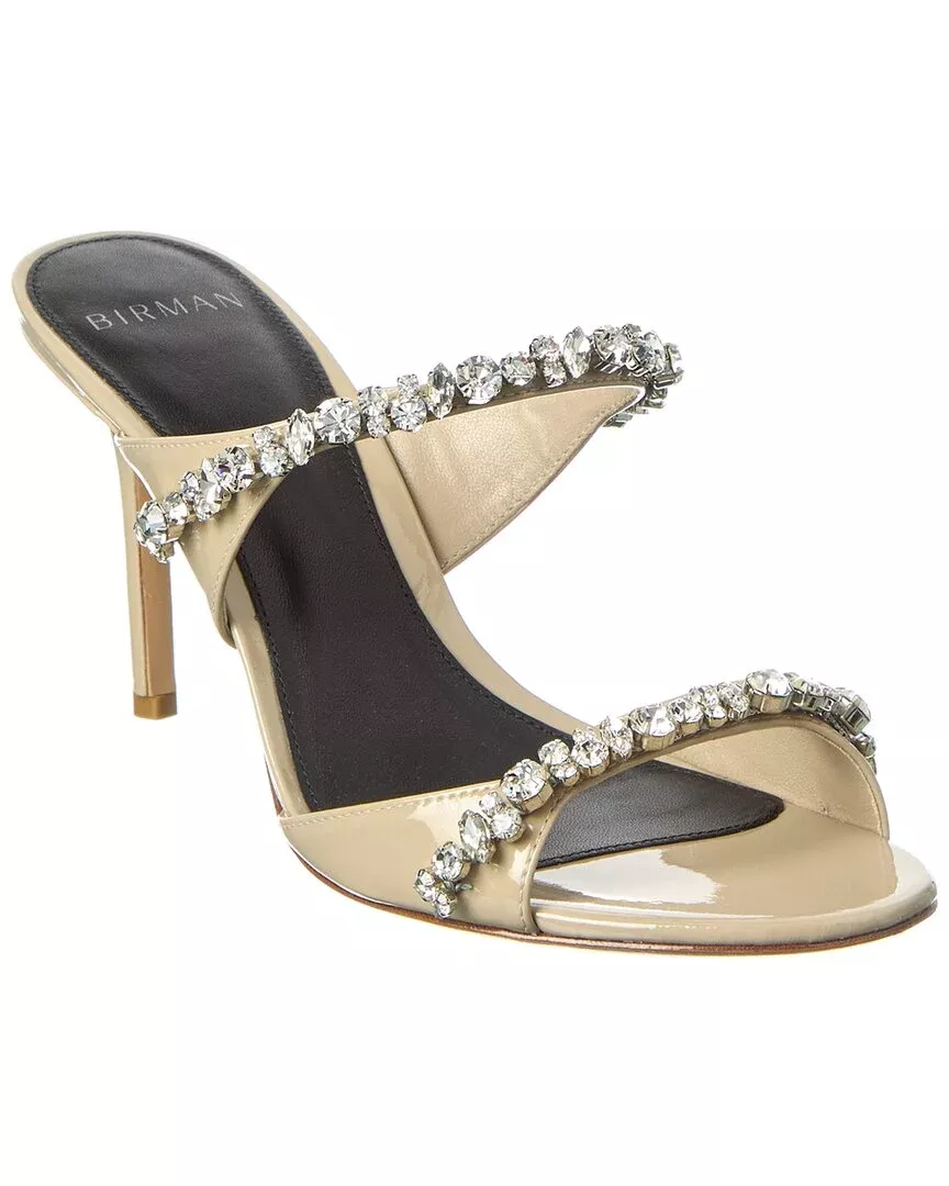 Alexandre Birman  Gianna Crystal 85 Patent Sandal