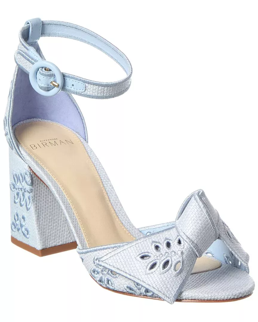 Alexandre Birman Maxi Clarity 65 Leather Sandal