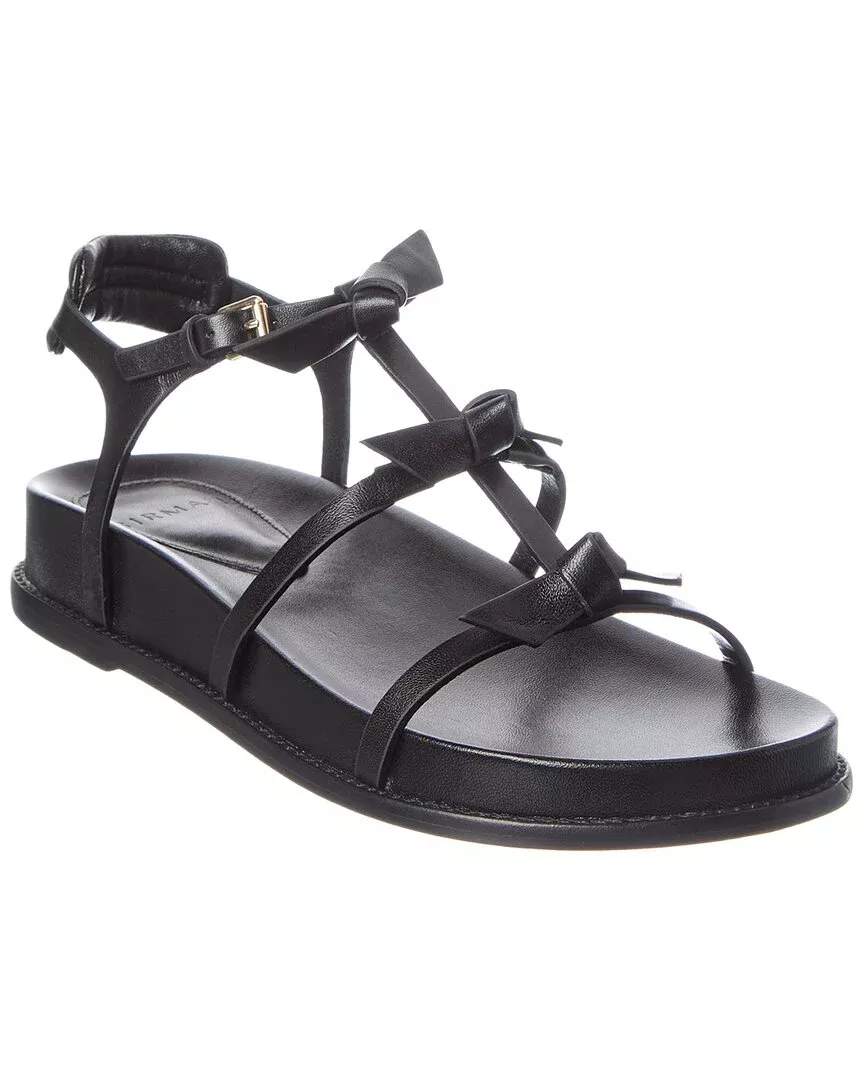 Alexandre Birman Slim Lolita Leather Sandal