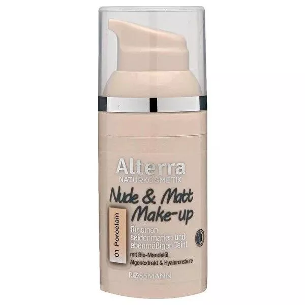 Alterra Porcelain Foundation Makeup - Vegan, Matte Finish, 30 ml