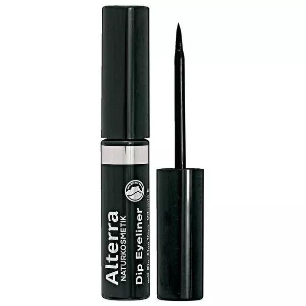 Alterra Vegan Eyeliner Deep Black - Precise Application, Cruelty-Free Makeup, 3ml