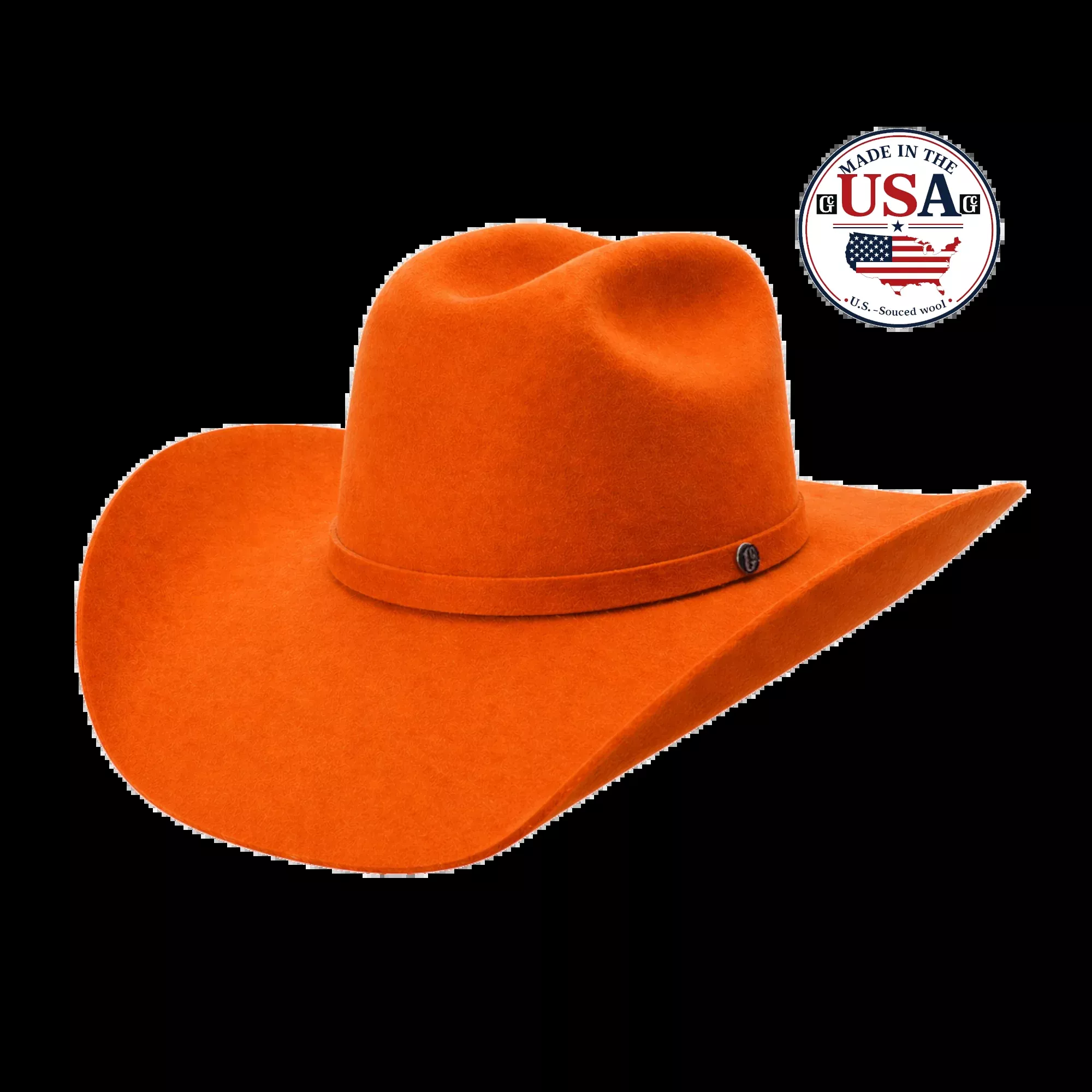 AMERICAN ORANGE 5X WOOL USA