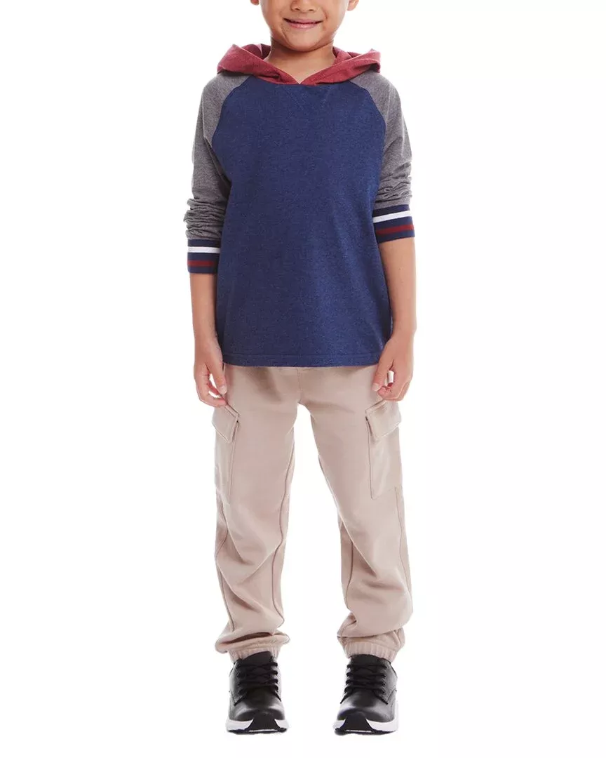 Andy & Evan Jersey Hooded T-Shirt & Jogger Set