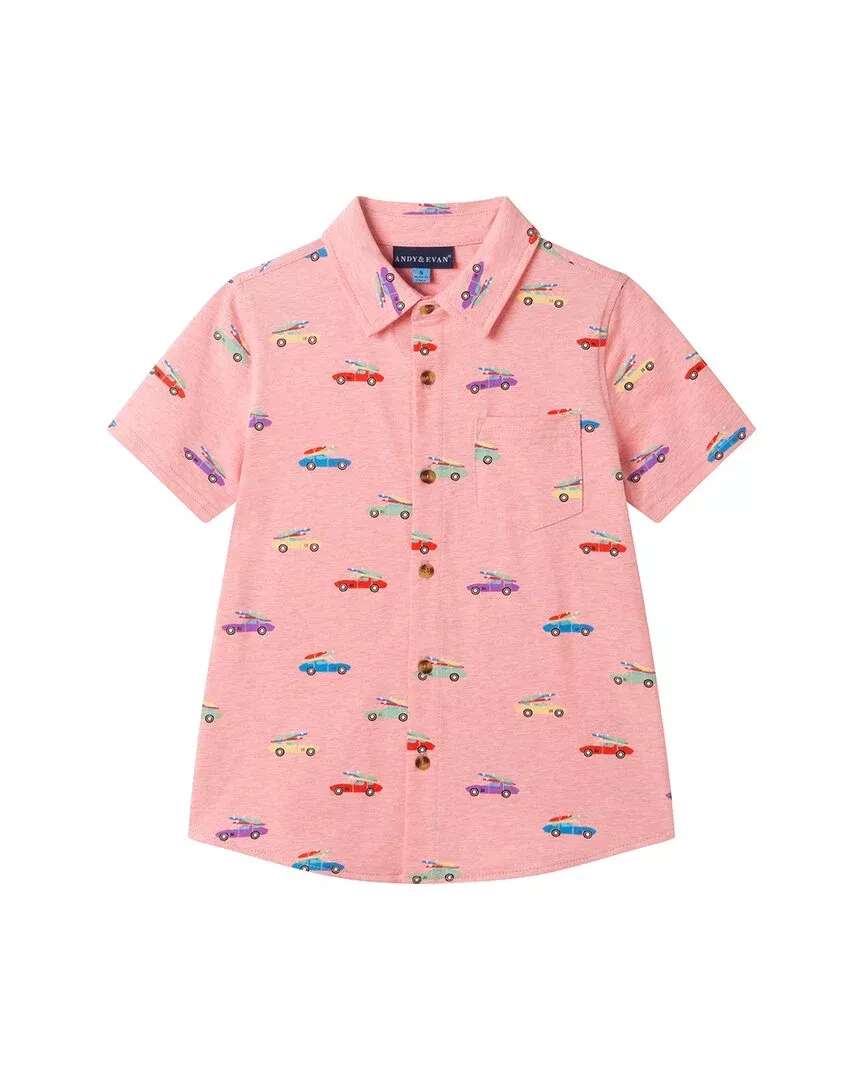 Andy & Evan Printed Knit Shirt