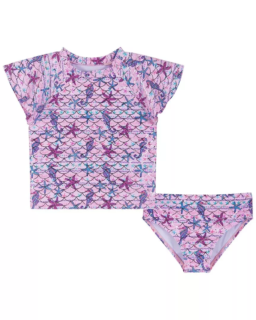 Andy & Evan Seahorse & Starfish Rashguard Set