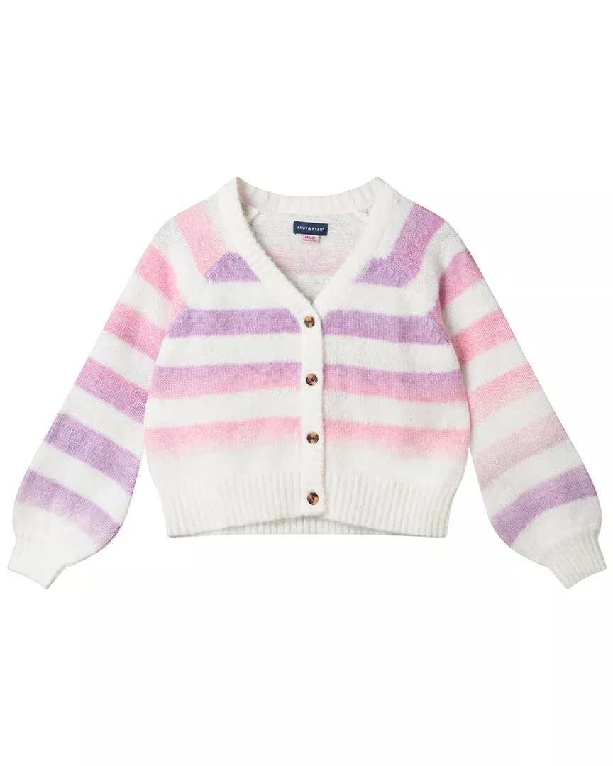 Andy & Evan Striped Ombre Cardigan