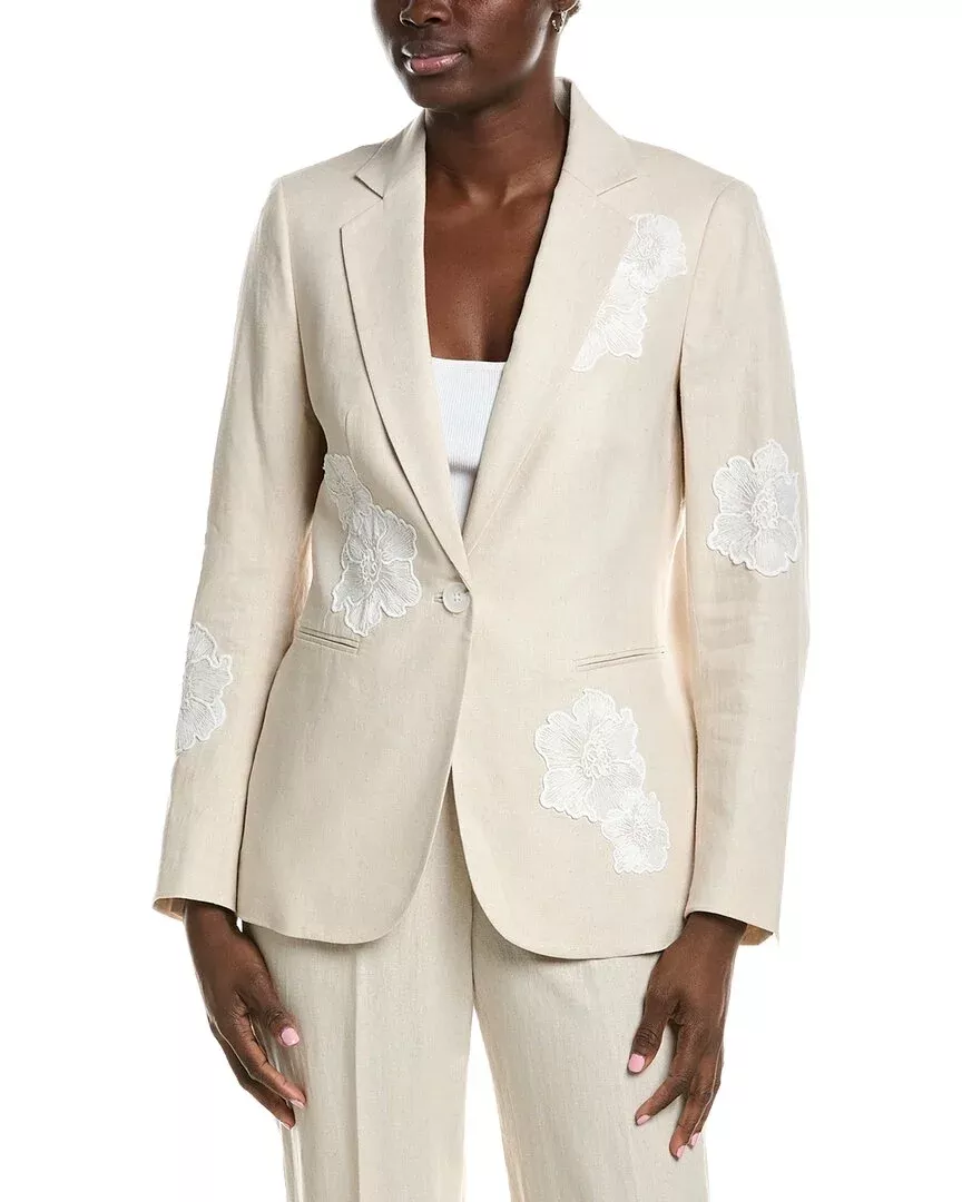 Anne Klein Linen-Blend Jacket