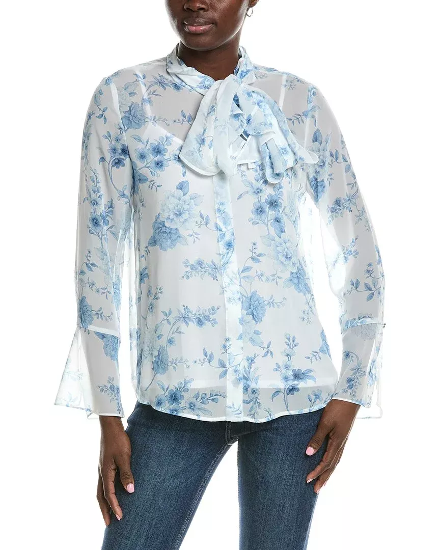 Anne Klein Printed Blouse