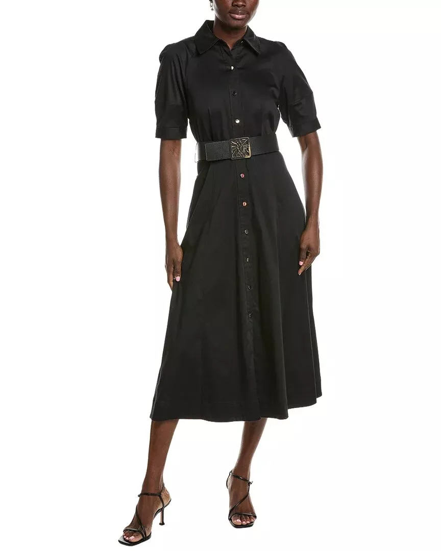 Anne Klein Sateen Shirtdress