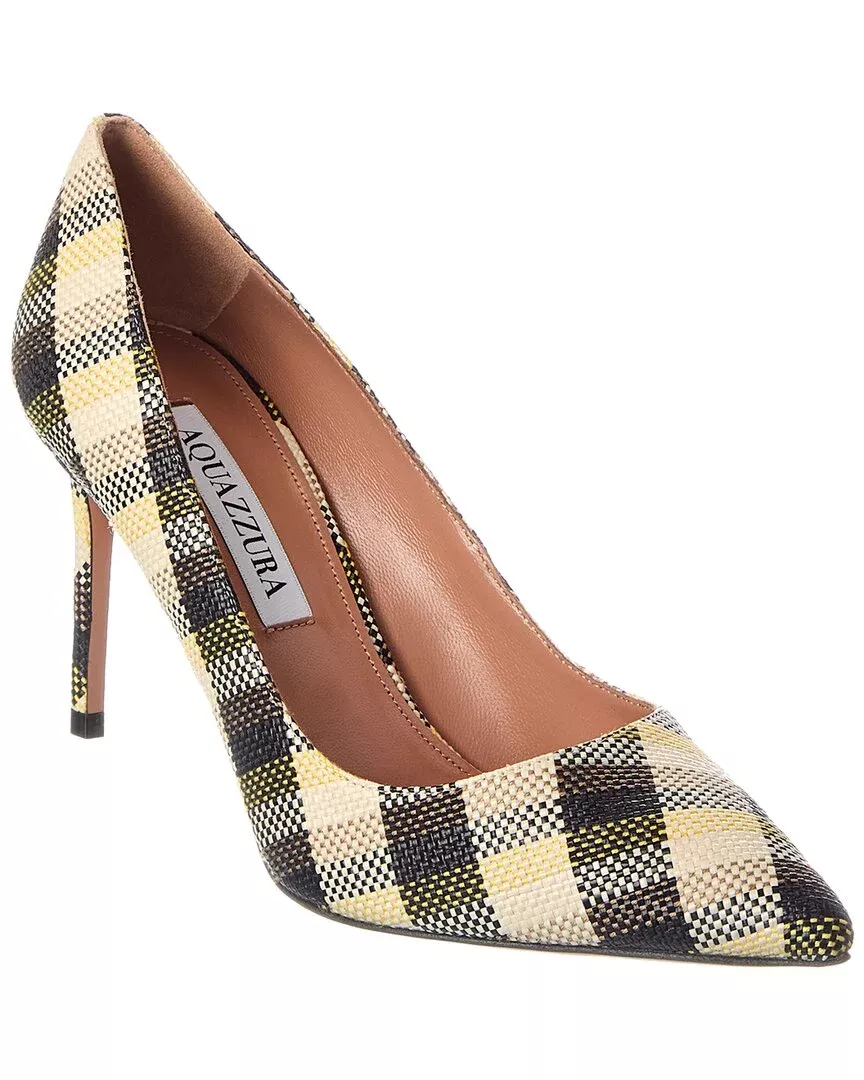 Aquazzura Raffia Pump