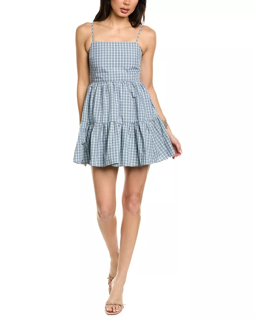 Avantlook Check Mini Dress