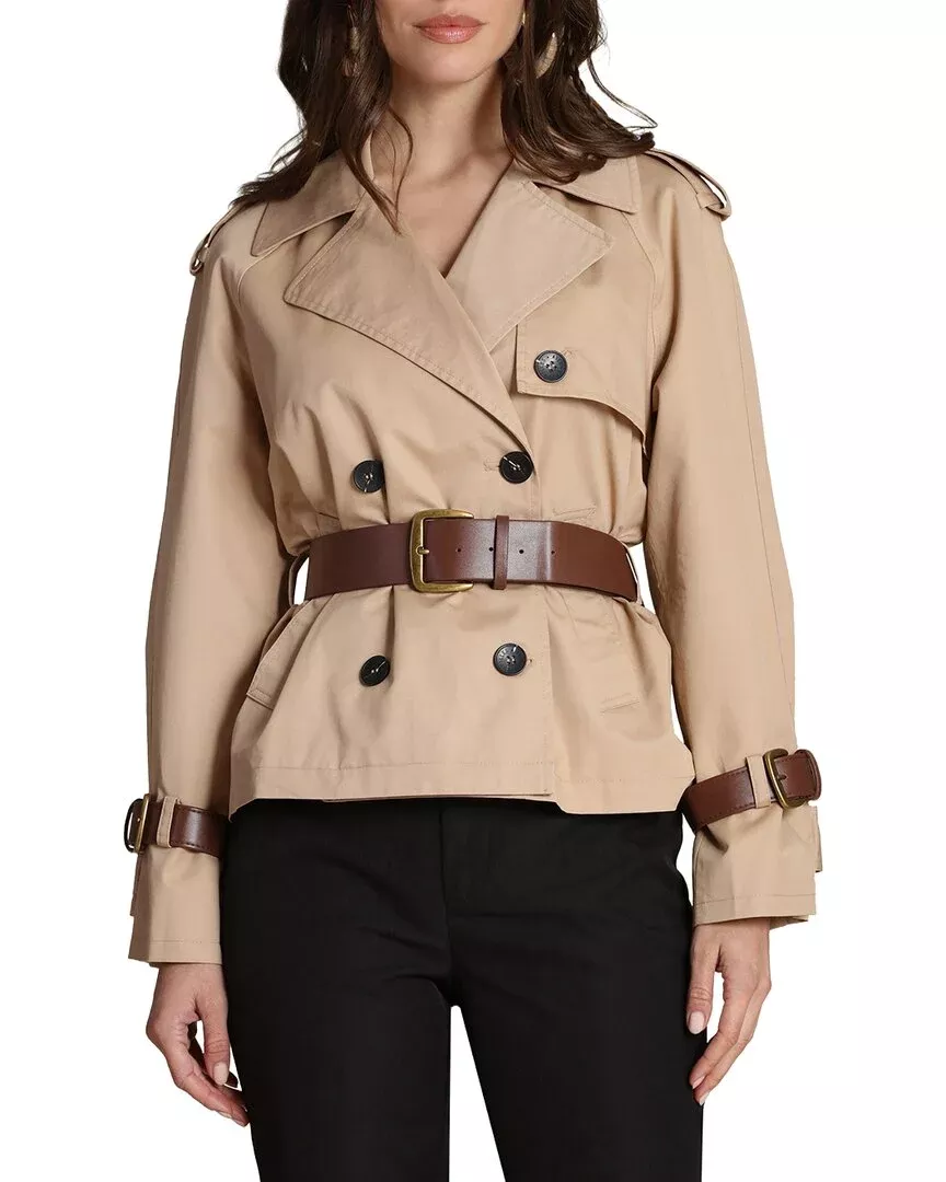 Avec Les Filles Short Trench Jacket