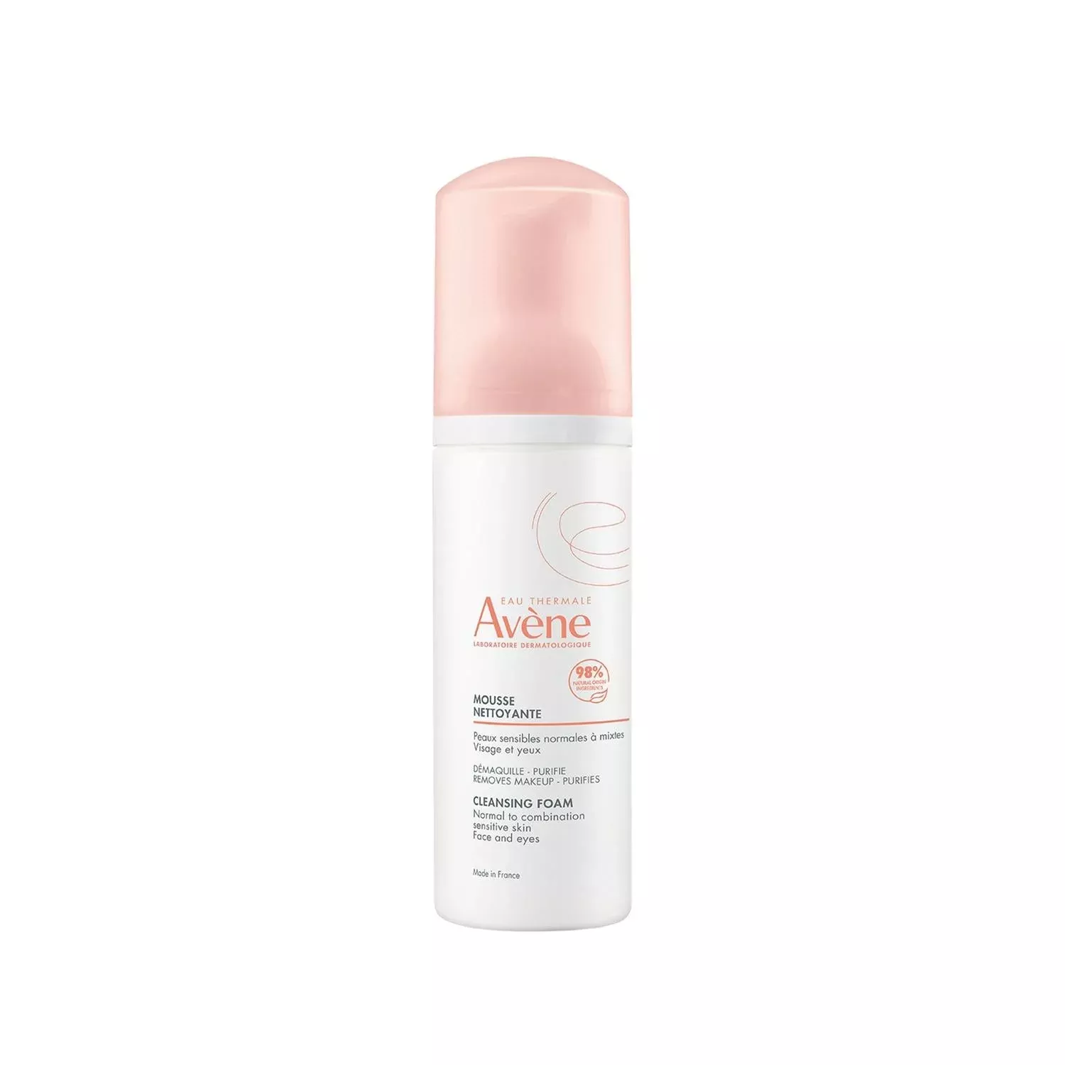 Avene Cleansing Foam for Normal to Combination Sensitive Skin - Gentle, Dermatologically Tested Skincare