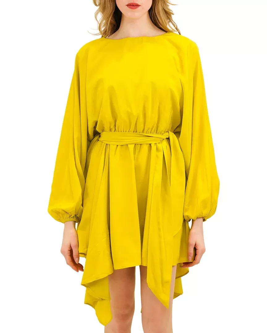 Azeeza Naila Silk Mini Dress