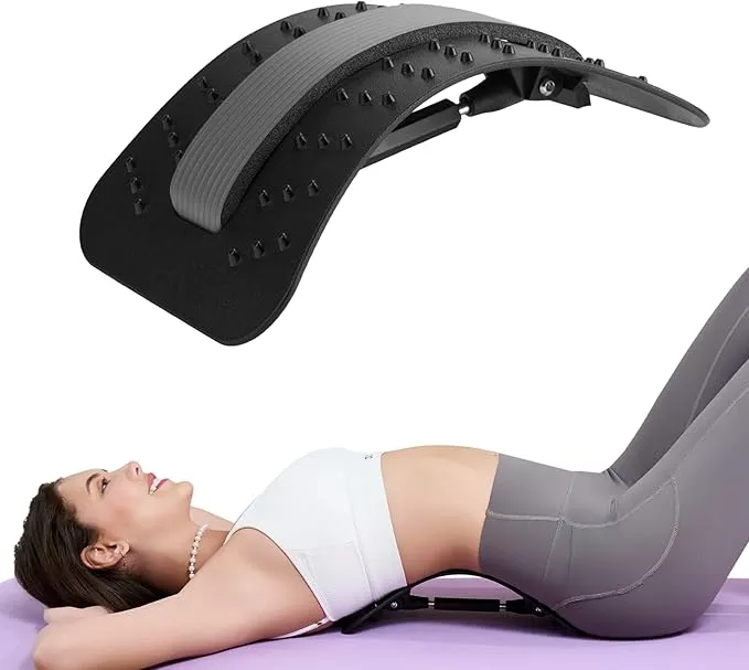 Back Stretcher for Lower Back Pain Relief,Adjustable, Portable, Durable-Unique Labor Day & Back to School Gifts,Sports Fitness Relaxations Gift,Home Office Travel Essentials.