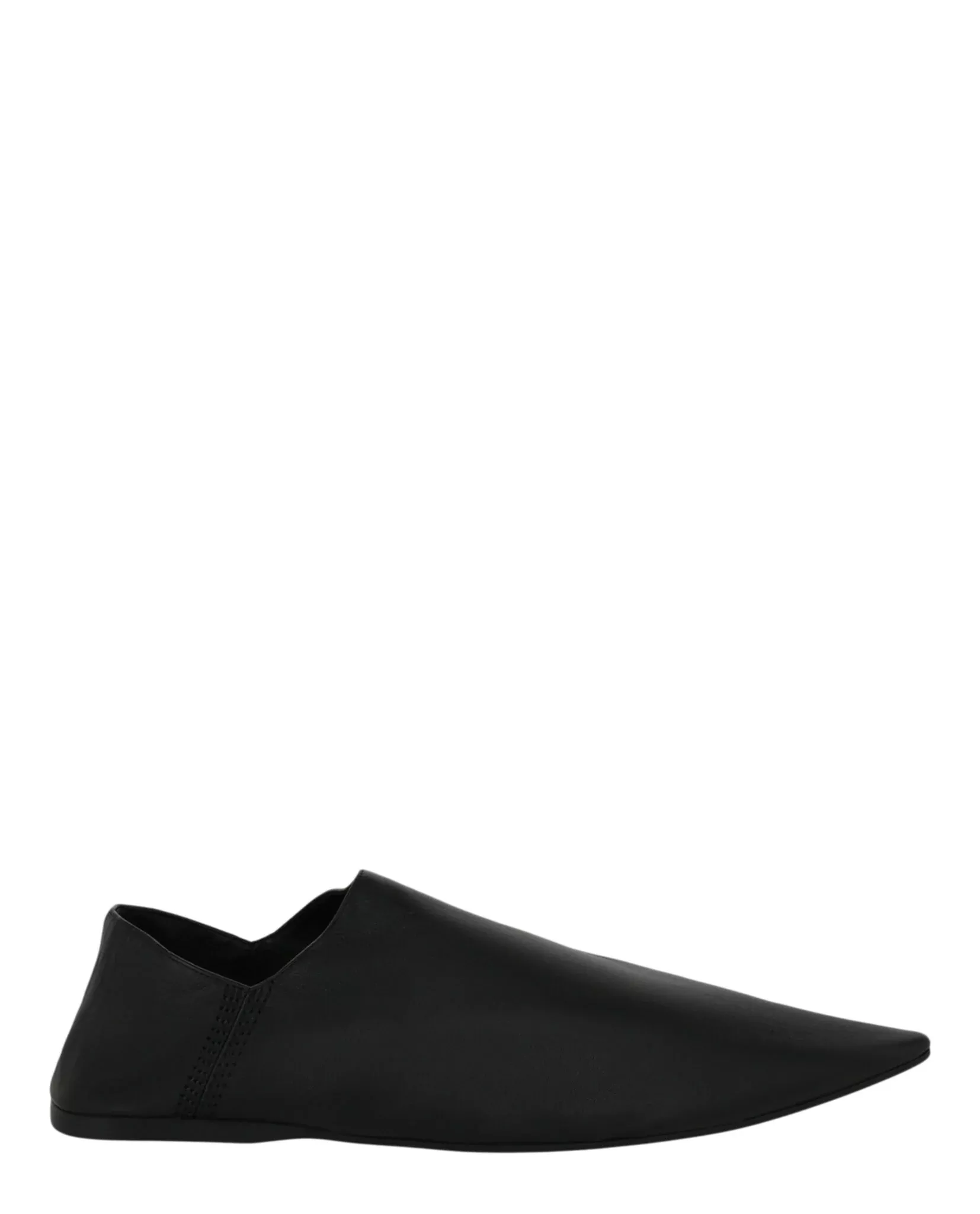 Balenciaga Mens Pointed Leather Flats