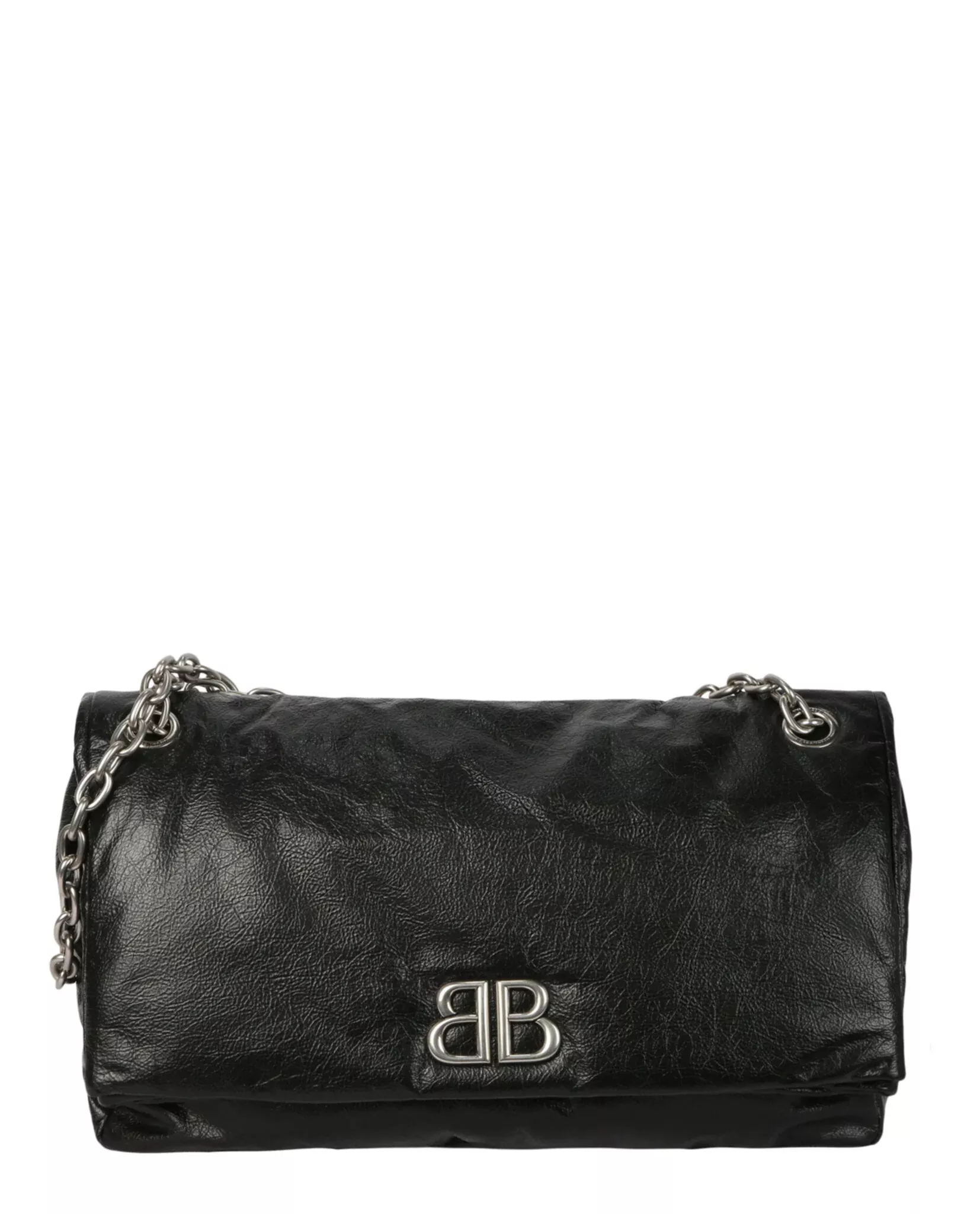 Balenciaga Womens Monaco Large Chain Bag