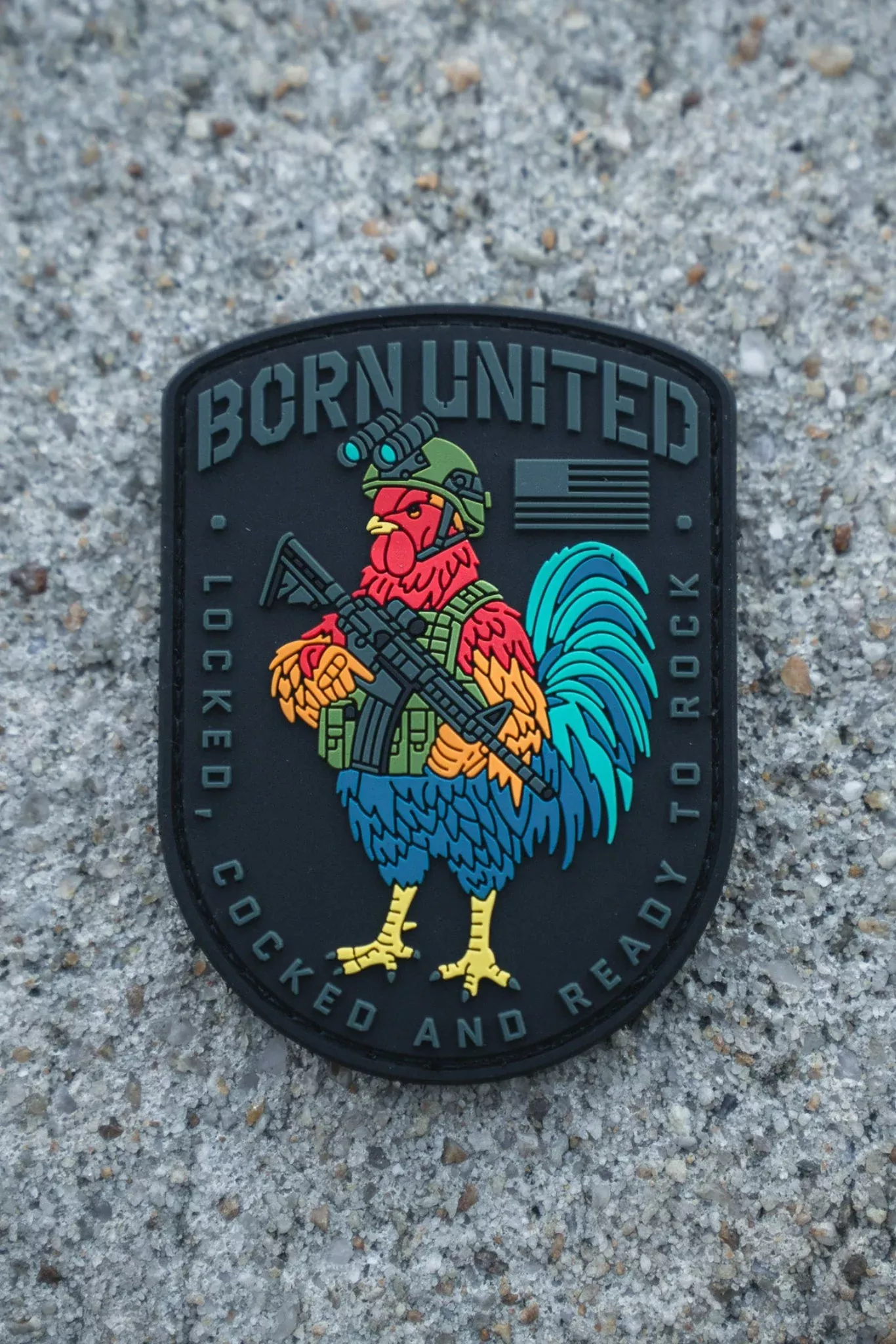 Battle Bird PVC Patch