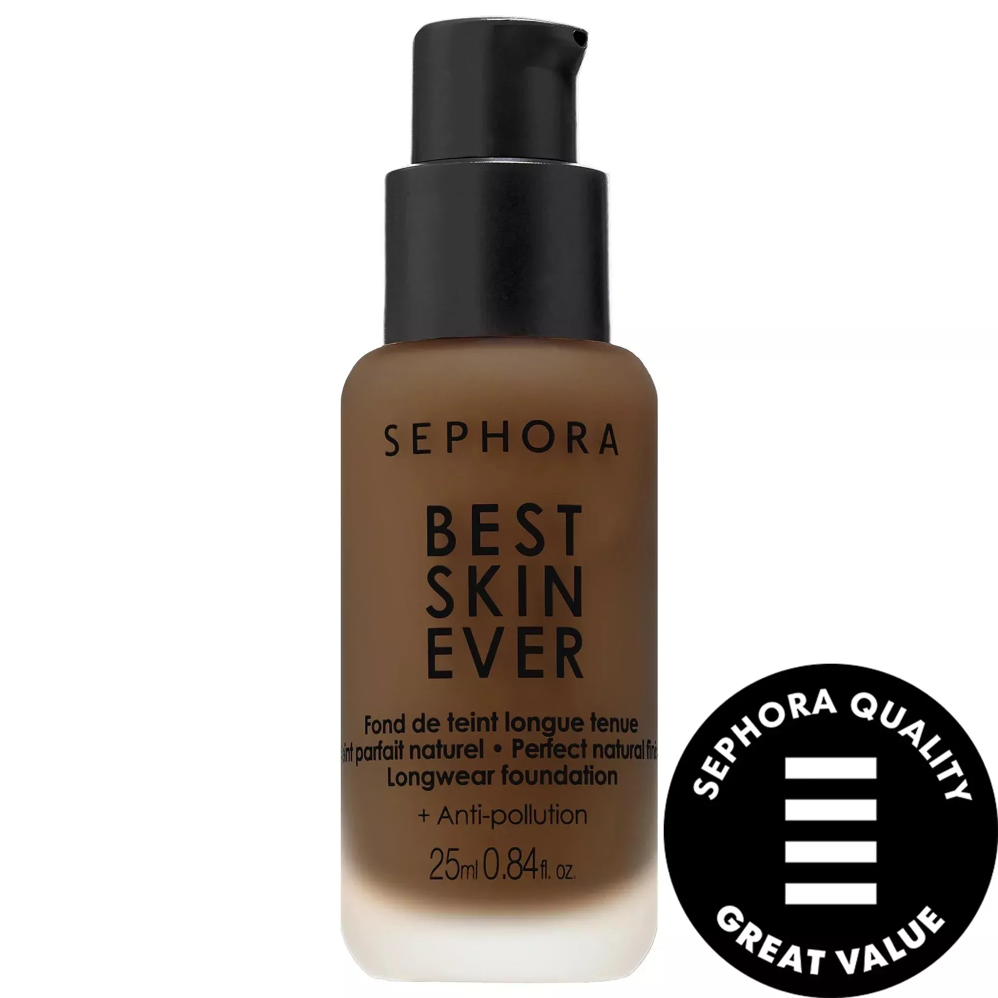 Best Skin Ever: Hydrating Liquid Foundation - Medium Coverage, Natural Finish, Long-Wearing & Anti-Pollution - With Hyaluronic Acid