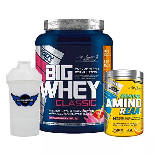 Big Joy Amino Real + Whey Protein Muscle Combination