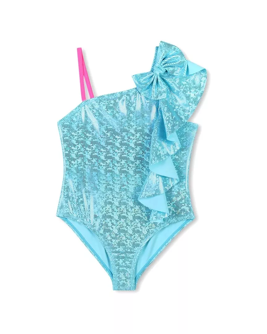Billieblush Ruffle Trim Swimsuit
