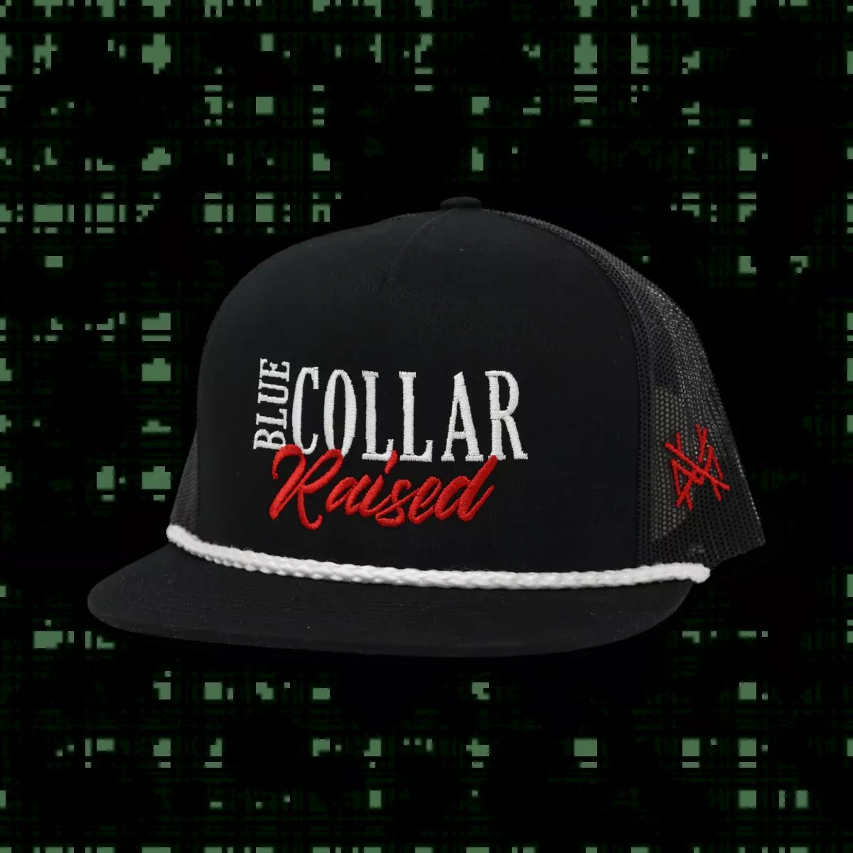 Blue Collar Raised Snapback Hat