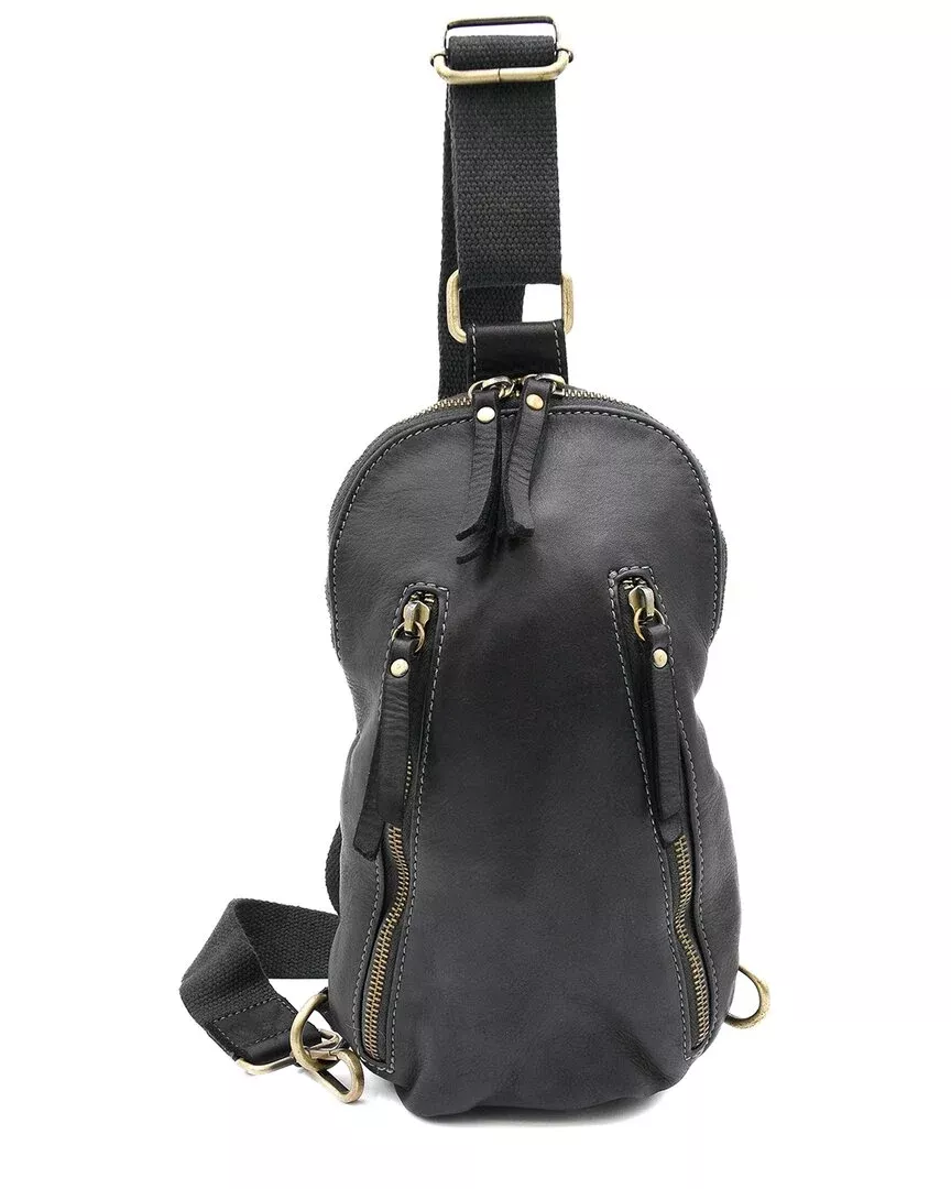 Bolsa Nova Logan Leather Sling Bag