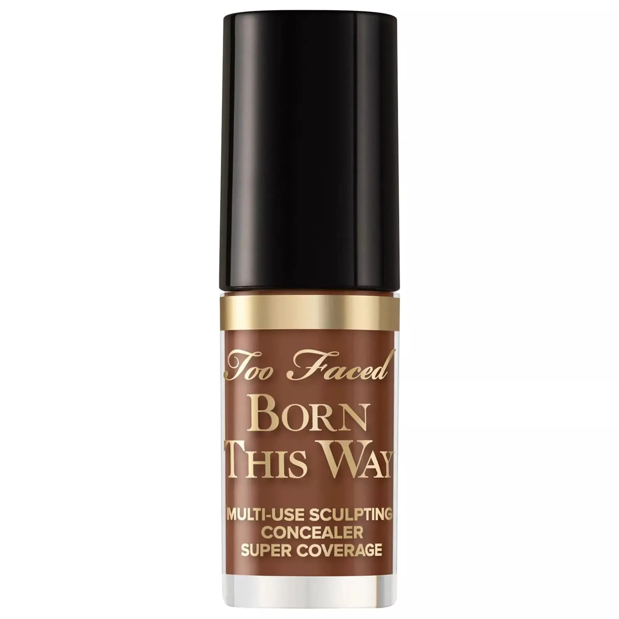 Born This Way Mini Super Coverage Full Coverage Multi-Use Concealer: Vegan, Cruelty-Free, Hydrating & Natural Finish - Conceal Imperfections & Contour