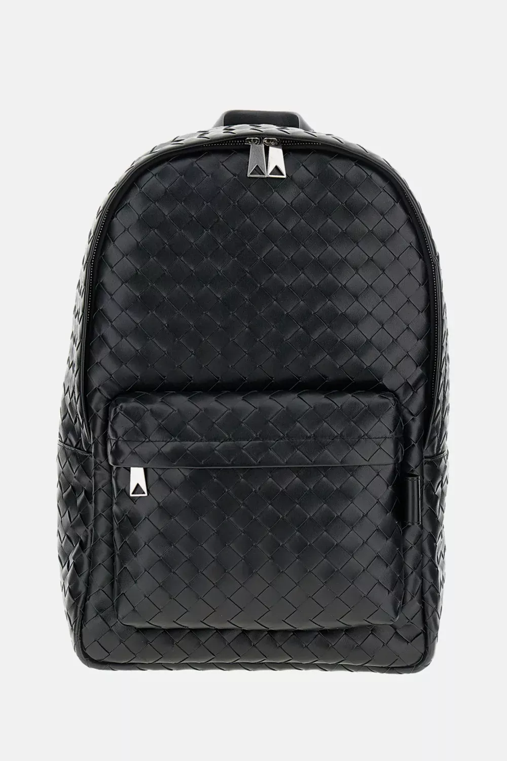 Bottega Veneta Men Leather Messenger Backpack
