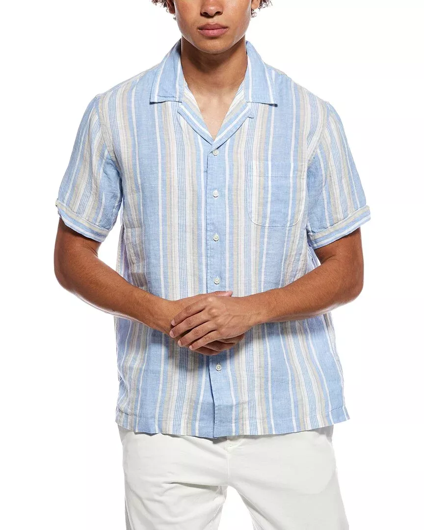 Brooks Brothers Linen Stripe Shirt