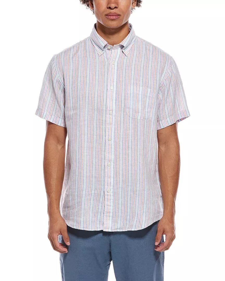 Brooks Brothers Stripe Linen Shirt