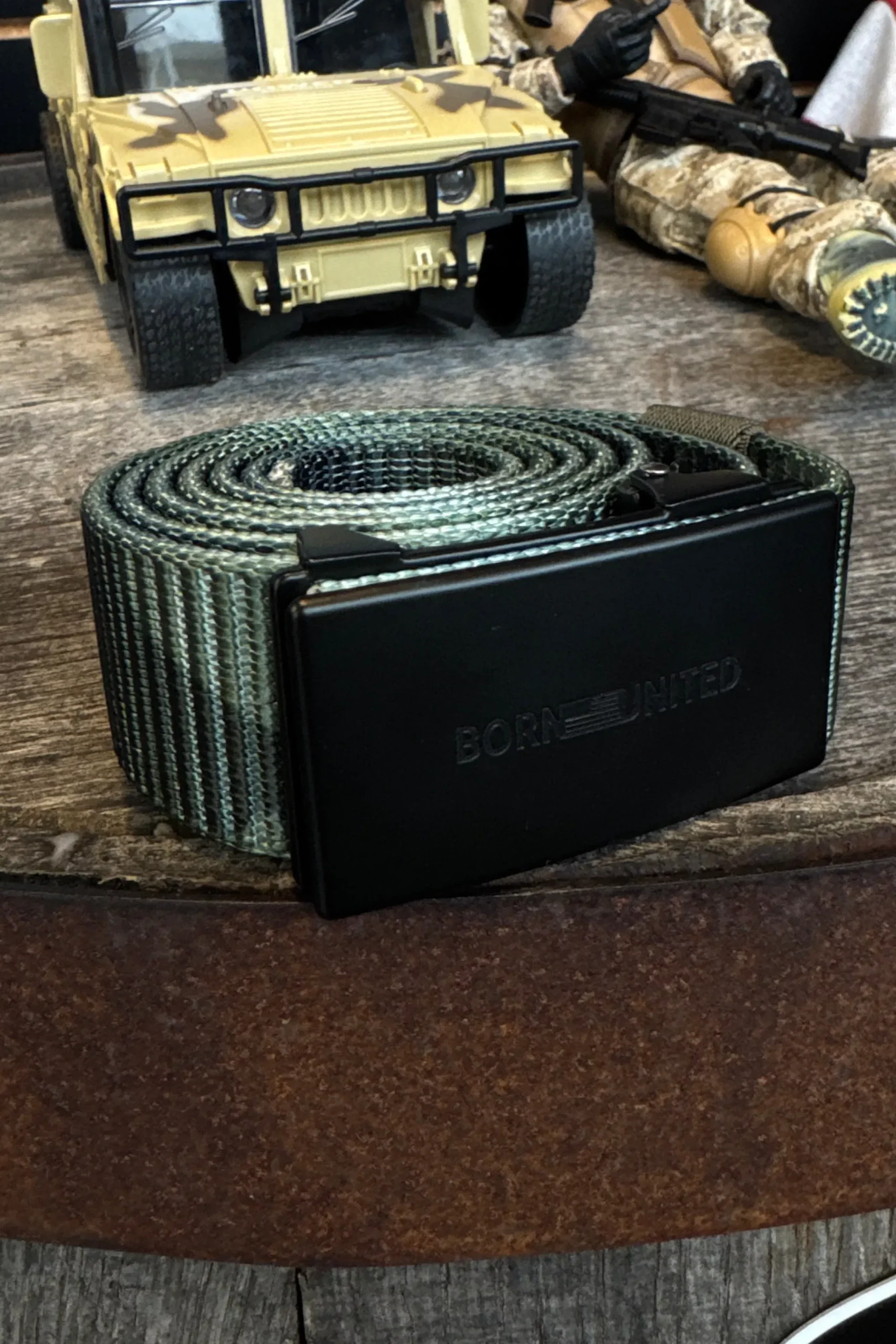 BU Logo Belt - Camo
