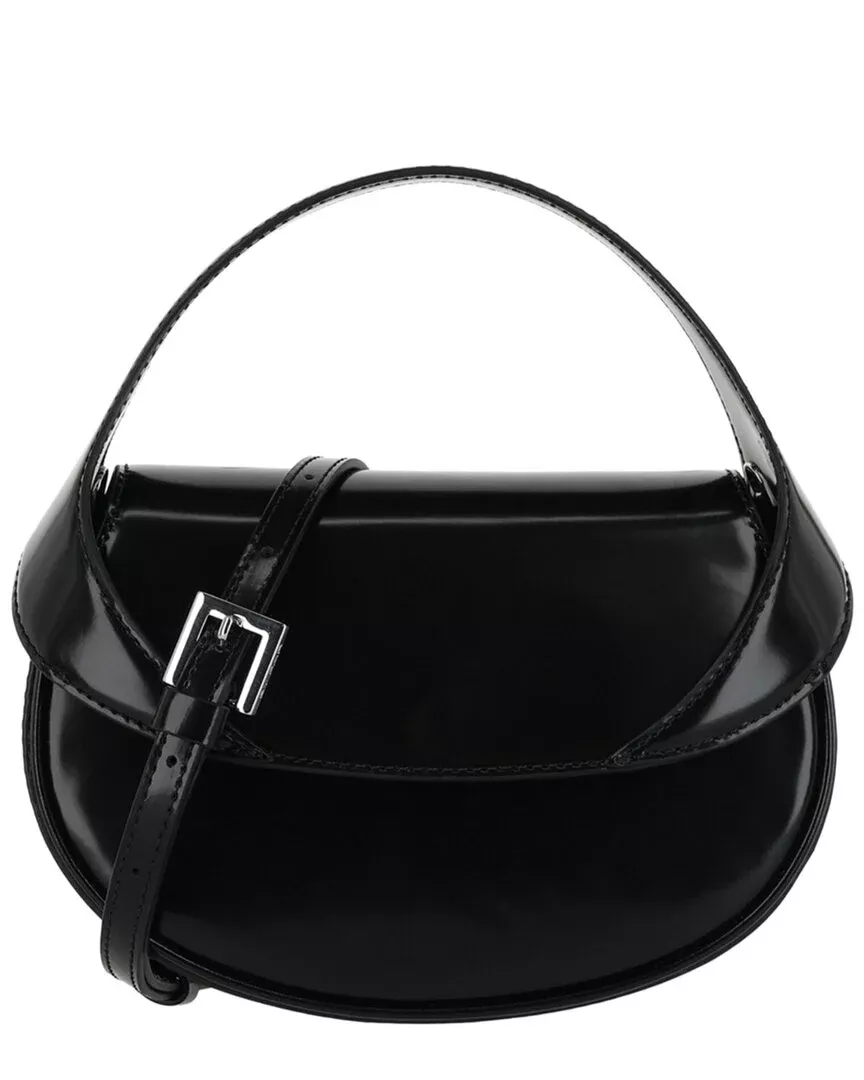By Far Hari Patent Leather Shoulder Bag