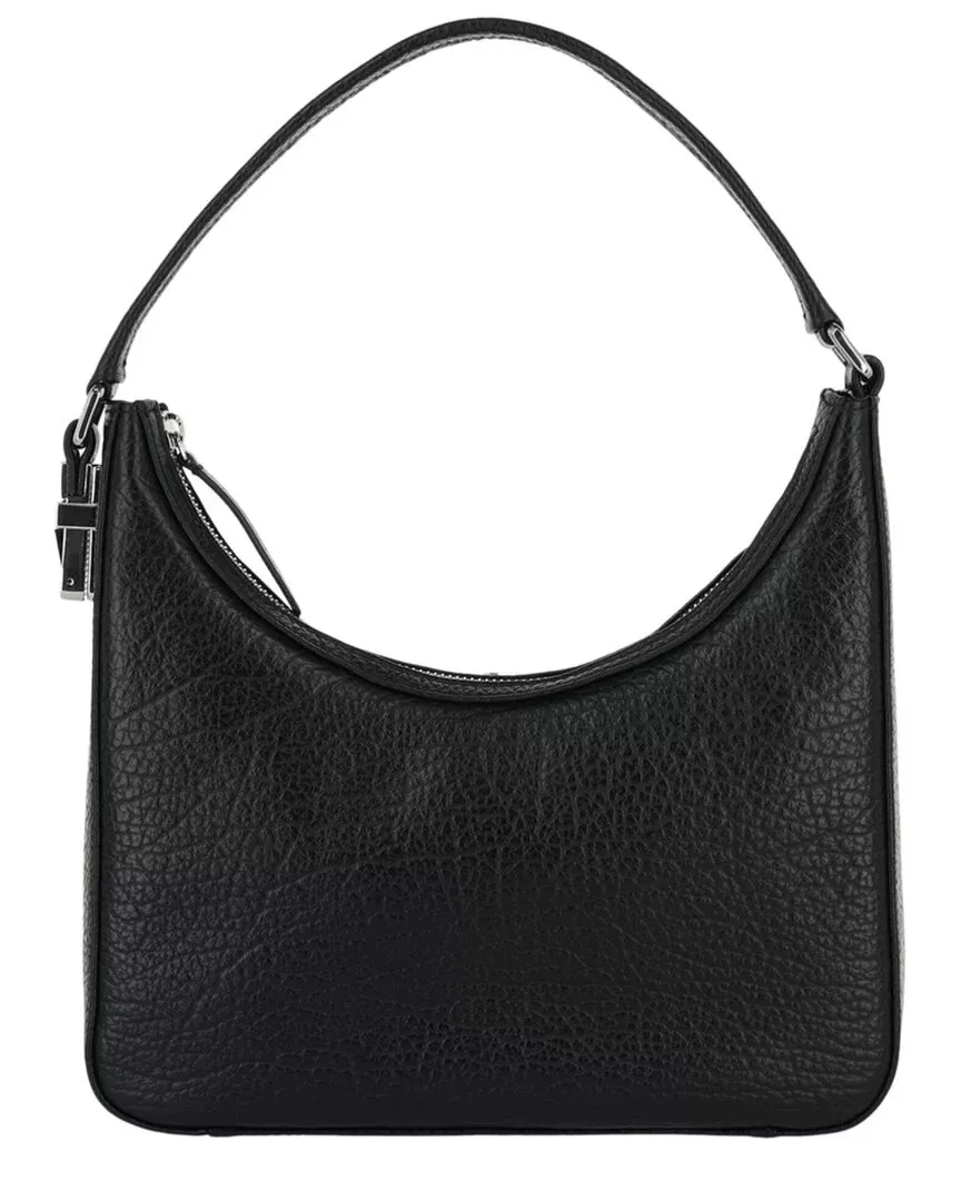 By Far Rhea Large Grain Leather Shoulder Bag