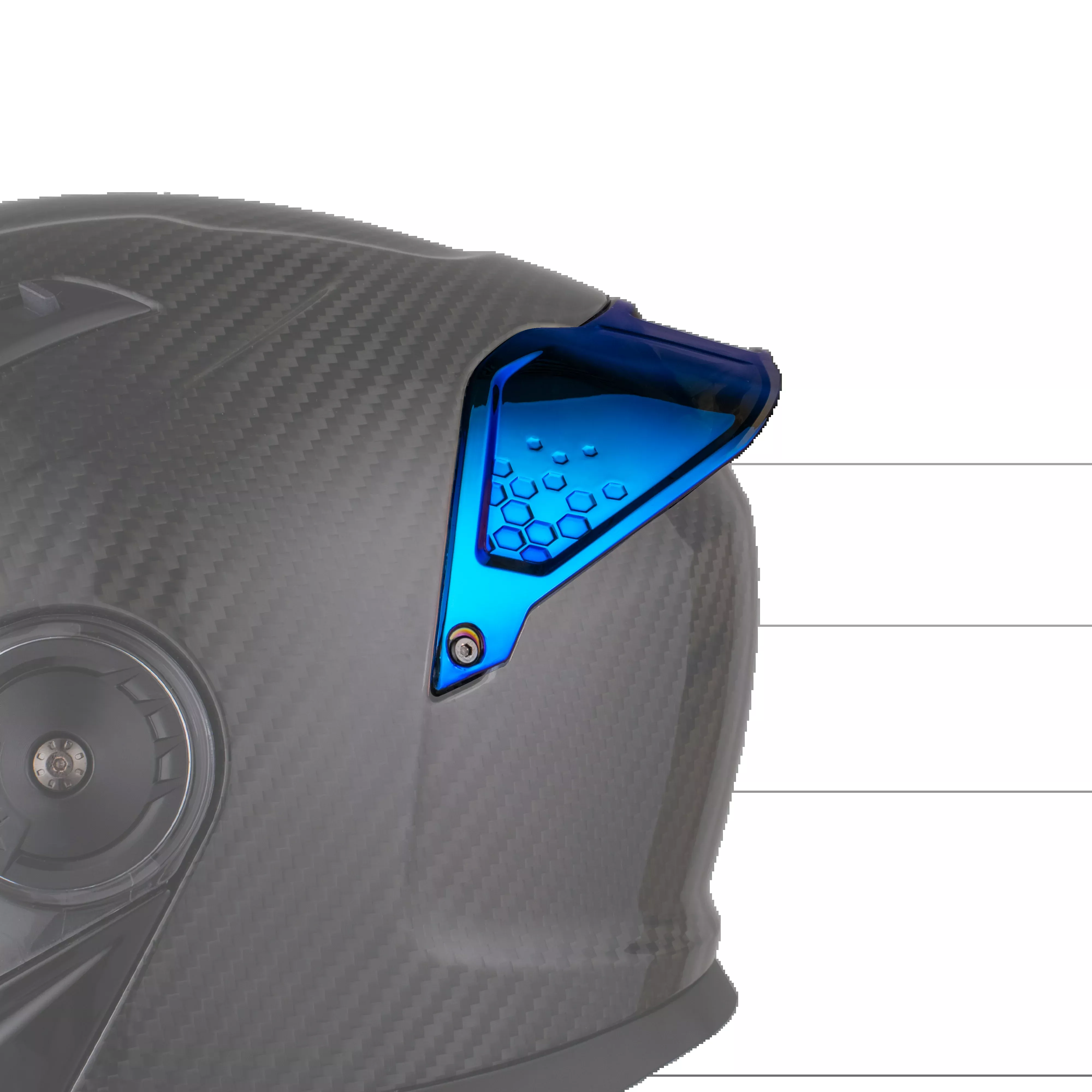 C6 Rear Spoiler Revo- Blue