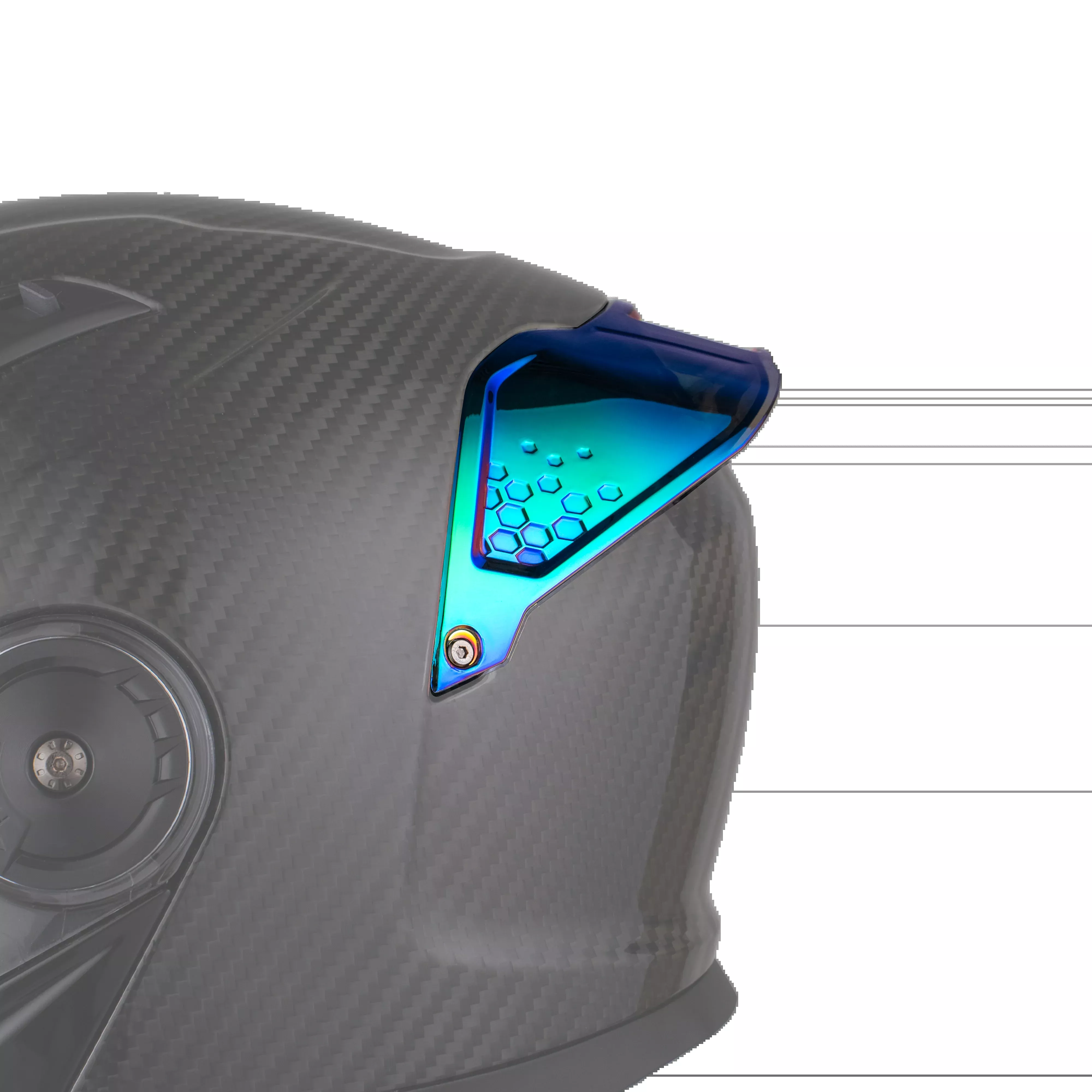 C6 Rear Spoiler Revo- Green