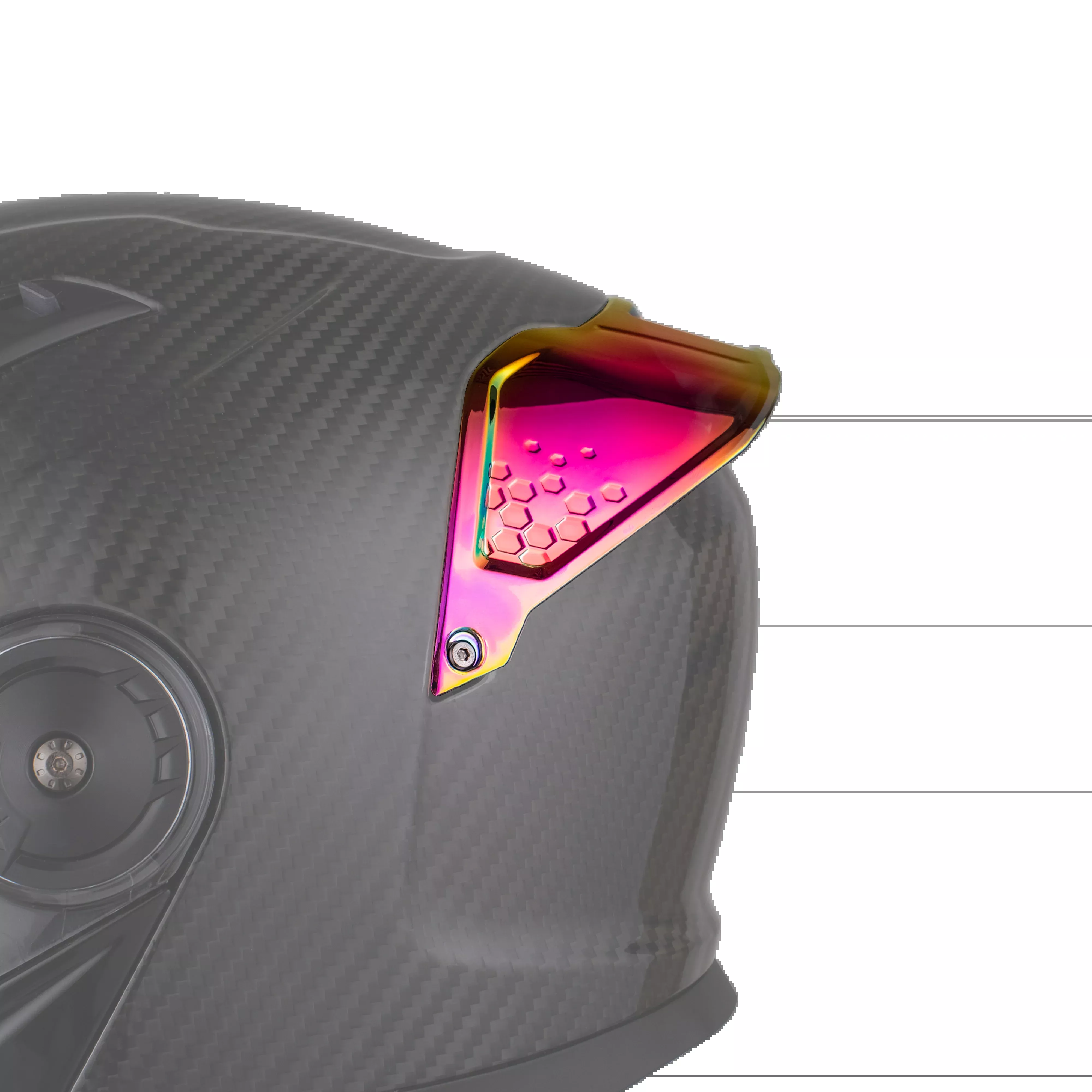 C6 Rear Spoiler Revo- Pink