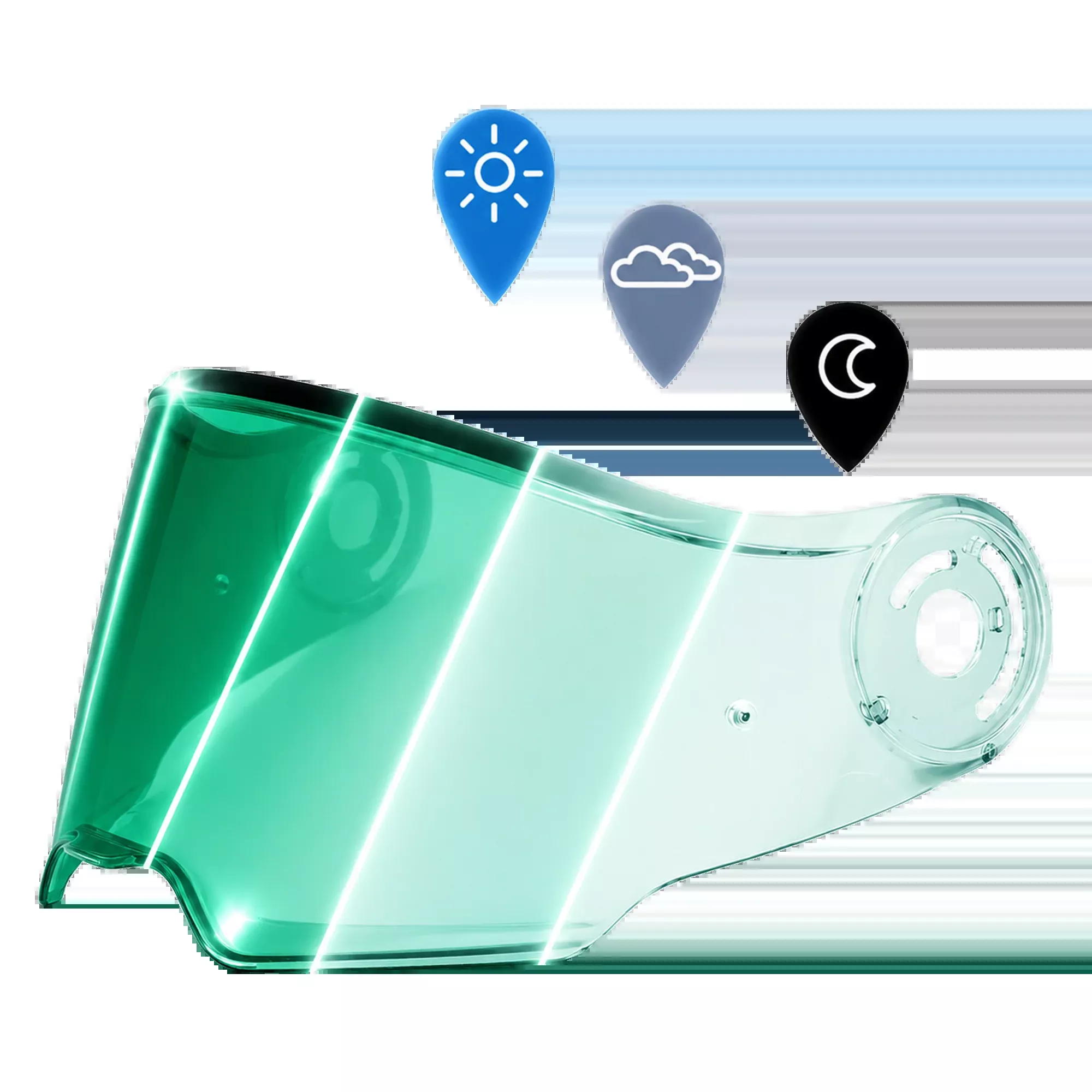 C6 Shield Outer- Photochromic Green