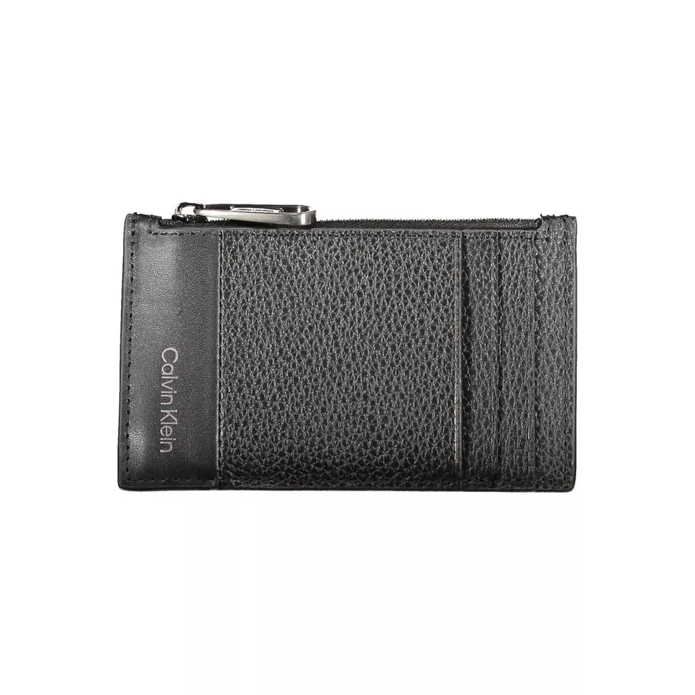 Calvin Klein Black Leather Men Men's Wallet