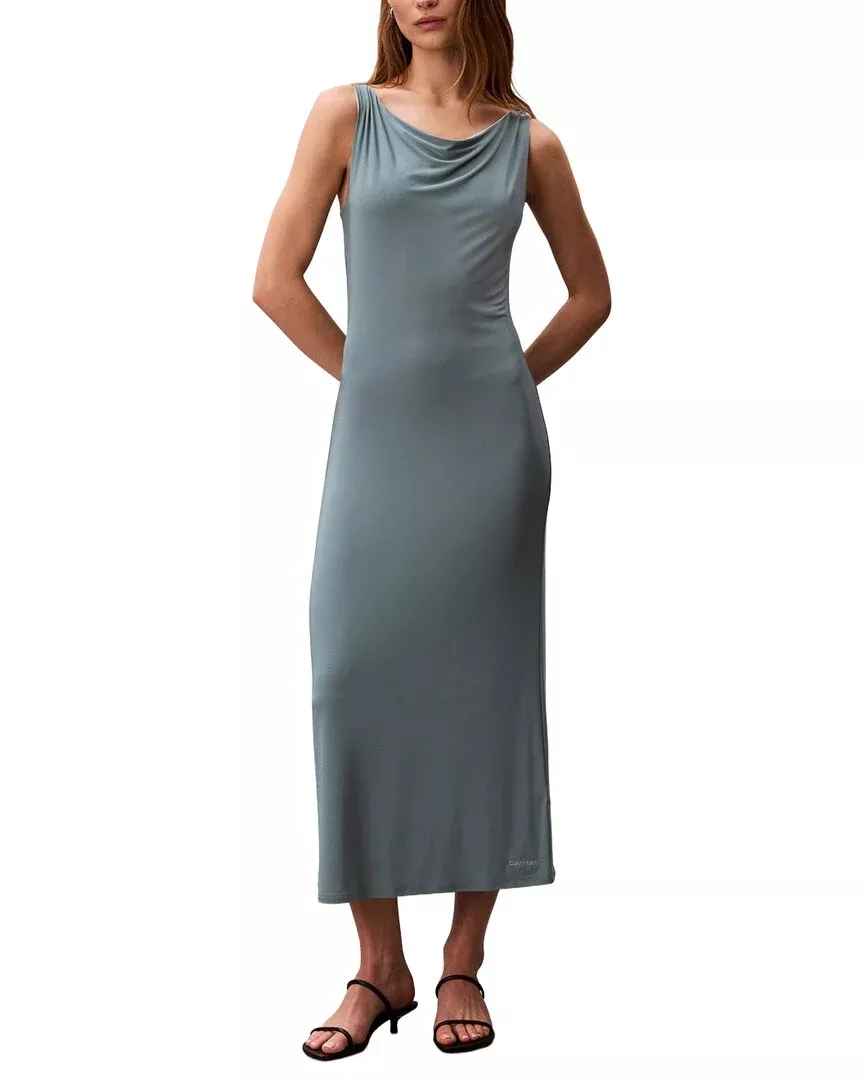 Calvin Klein Second Skin Reversible Midi Dress