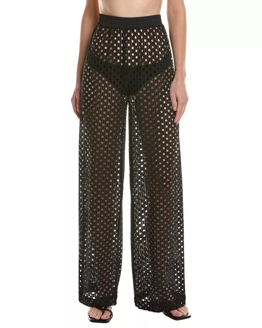 Carmen Marc Valvo Crochet Pant